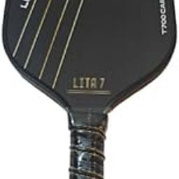 LITA7 ACE Paddle: T700 Carbon Fiber Surface |Lightweight16mm Thickness |Unibody Build |Comfort Grip |Power & Control - Black-image-67