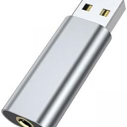 THE STYLE SUTRA 2xUSB to 3.5mm o Jack Adapter External Sound Card for Headsets Desktops PC-25