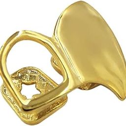 MYADDICTION Hiphop Double Cap Fang Grills Teeth Hollow Top Tooth Caps Gold Jewelry & Watches | Fashion Jewelry | Body Jewelry | Grillz Dental Grills-image-36