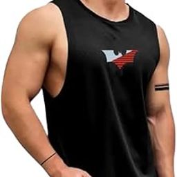 Men's Solid and Colorblock Sleeveless Gym Vest and Active Vest-image-60