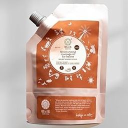 ROOT and SOIL - Baby Massage Oil 'Classic' Refill Pack - 200 ML | 0+ Months, From Fresh Coconut Milk | Newborn & infant friendly | 100% Natural & Herbal | Mineral oil free | No Preservatives.-image-43