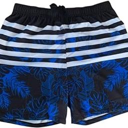 Men's Tropical Printed Swimming Shorts | Multicolor | Elastic Waist with Drawstring-47