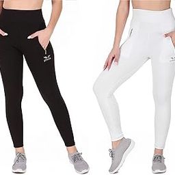 Women's Combo Jegging Ankle Lenght High Waisted Stretchable with Two Pockets.-image-64