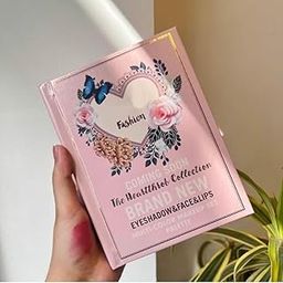 5in1 Book-Style Foldable Makeup Palette Set | Portable & Long-Lasting | Contour Blush Highlight Eyeshadow, Professional 48 Shades, Suitable for Multiple Skin Tones & Makeup Looks, Gift Idea All In One MakeupBook-10