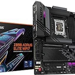 GIGABYTE Z890 AORUS Elite WIFI7 Ultra Core (Series 2) LGA 1851, ATX, DDR5, 4X M.2, PCIe 5.0, Thunderbolt 4, WIFI7, 2.5GbE LAN, EZ-Latch-10