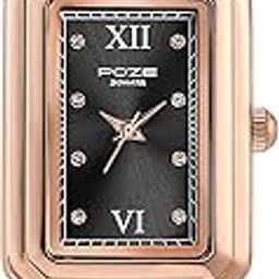 Golden Hour Quartz Black Round Dial Women's Watch | Stainless Steel Material | Multi Color Band - SP80116WM01-image-50