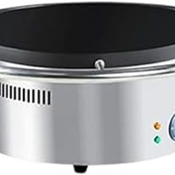 Shoppers Hub PNQ 3kW Electric 43cm Wide ROTATING Flat Bread Crepe Dosa Roti Chapati Khakra Tortilla Paratha Maker Machine for Heavy Duty Use In Homes, Hotels, Bakeries, Cafes. (Diameter: 43cm)-image-88