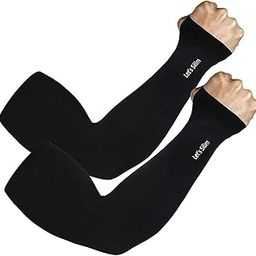 oxzon Cotton Arm Sleeve For Men & Women (Free, Black)-image-5