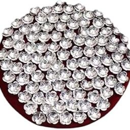 ANU NOVELTIES German Silver 108 Pooja Flowers - Small Size Silver Color Set for Pooja-image-48