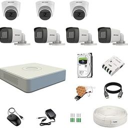 Clocite HIKVISION 8 Channel DVR with 5MP 4 Dome & 2 Bullet Cameras with Audio Recording (Day/Night Vision) + 2TB HDD + Copper Cable Roll (1+3) 8 CH Power Supply + BNC & DC Full Combo Kit-picture-25