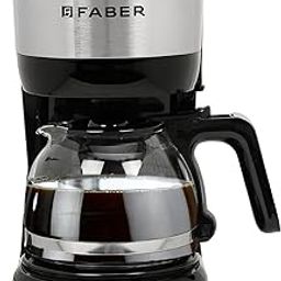 Faber Drip Coffee Machine FCM 0.6L SS BK 800W|| 4 Big Cups||Warming Plate- Keeps Coffee Warm for 30 mins||Removable Filter||Water Level Indicator||Dry Heat Protection||Food Grade Plastic||1Y Warranty-image-73