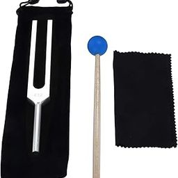 432 Hz Tuning Fork Set for Healing, Musical Instrument Tuning Forks for Chakra Balancing, Vibration, Reduce Stress, Meditation, Sound Therapy - with Silicone Hammer Bag Cleaning Cloth-image-23