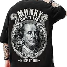Men's Stylish Back Printed 3/4th Sleeve T-Shirt (Black)-image-27