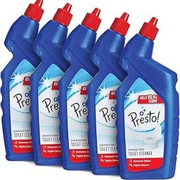 Amazon Brand - Presto! Disinfectant Toilet Cleaner - 1 L X 5 (Pack of 5) (Poly bag)-image-97
