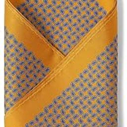 Men's Polyester Blend Yellow Print Casual Casual Style Pocket Square,Free Size-picture-17