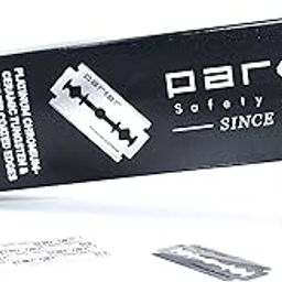 Parker 100 Count, Parker Safety Razor Double Edge Safety Razor Blades, Premium Platinum Stainless Steel Razor Blades with PTFE, Tungsten and Chromium Coated Edges for Smooth, and Comfortable Shaves-20