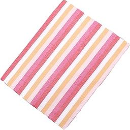 THARUNSHA ELITE Single Size Light Weight Pure Cotton Blanket For Daily Use/Soft Bedsheet/Top Sheet/Throw Blanket Set Of1 (Pink Red Golden Yellow, 200 Tc)-image-29
