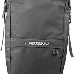 E MOTORAD - RIDE THE ELECTRIC REVOLUTION EMotorad 2-in-1 Convertible Cycling Pannier Backpack, Waterproof Oxford Cloth, Black-image-2