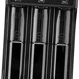 Club Bollywood®USB Battery Charger with LED Indicator for 3.7V/4.2V Lithium 18650 14500 3 Slot|Consumer Electronics | Multipurpose Batteries & Power |1Pcs Charger-4
