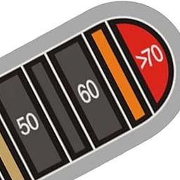 GAH Coffee Discoloration thermometers Sticker Waterproof for thermometers-image-12
