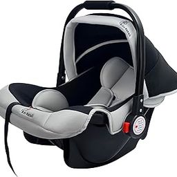 R for Rabbit Baby Cozy Carry Cot with 3 in 1 Multi-Purpose Baby Rocker & seat| 3 Point Safety Harness for New Born Babies of 0 to 15 Months(Black Grey)-29