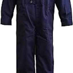 SSBengaly Men's Cotton Coverall Boiler Suit Workers Uniform Light Weight Full Sleeve - (Large, Navy Blue).-image-20