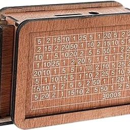 BNF Wooden Piggy Bank Home Decor Money Saving Box for Apartment Dormitory Office for 3000 Dollar | Home & Garden | Household Supplies & Cleaning | Home Organization | Storage Boxes'-image-117