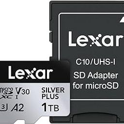 Lexar 1T Professional Silver Plus microSDXC Memory Card, UHS-I, C10, U3, V30, Full-HD & 4K Video, Up to 205/150 MB/s Read/Write, for Videographers, Gamers (LMSSIPL001T-BNANU)-30
