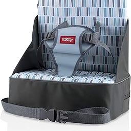 Nuby Easy Go Safety Lightweight High Chair Booster Seat, Great for Travel, Gray-image-60