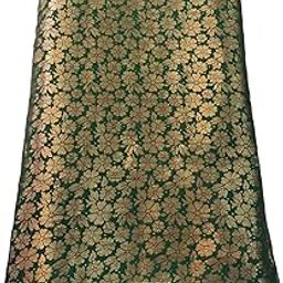 Women/Girls Ethnic Unstitched Brocade Silk Fabric - Fine Quality Self Design Material for Kurta, Pyjama, Blouse, Suit, Thakur Poshaak, and More-image-59