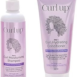Curl Up Hair Wash Combo with Curly Hair Shampoo And Conditioner - For Dry Frizzy, Wavy & Curly Hair - Sulphate Paraben And Silicone Free (Combo of 2)-400ml-7