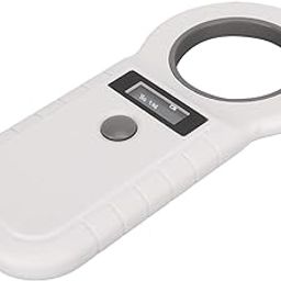 Animal Tag Scanner, Rechargeable Pet Microchip Reader Handheld Portable 2.4G Bluetooth for Resource Management (White)-30