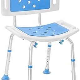 KosmoCare Premium Imported Shower Bench with EVA Mat Height Adjustable, Tool-Free Assembly Shower Chair with Anti-Slip Rubber Tips for Safety of Seniors & Elderly-image-62