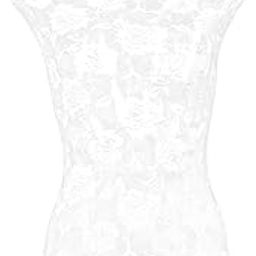 SOESFOUFU 1pcs Mannequin Cover Lace Design for Stylish Upper Body Accessory for Fashion Display Retail Shops and Boutiques Random White Lace Patterns-image-43