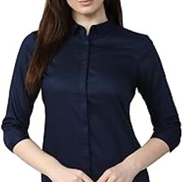 Women's Cotton Solid Regular Fit Shirt-picture-35