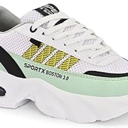 Stylish & Comfortable Casual Shoes for Men & Women | Lightweight Sneakers | Breathable Walking & Running Shoes Green-image-78