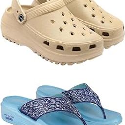 Extra Soft Classic Casual wear with Flexibility Technology Wedges Combo for Women's/Girl's(6129/1888)()-image-74