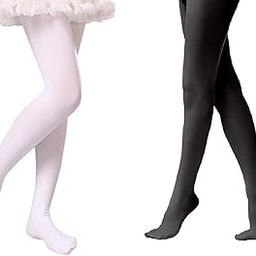 Girls Stretchable Footed Stockings Pantyhose Ballet Dance Tights-image-42