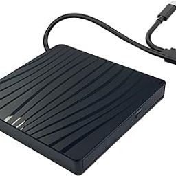 Care CASE® External DVD Drive,USB 3.0 Type-C CD DVD/RW Optical Drive USB C Burner Slim CD/DVD ROM Rewriter Writer Reader Portable for PC Laptop Desktop Windows 7/8.1/10 Linux OS Apple-10