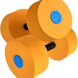 VELURA Aquatic Exercise Dumbbells Adults Pool Resistance Fitness EVA Water Dumbbell Orange|1 Cool Gym Towel|Aquatic Fitness Equipment| Fitness Running & Yoga-image-87