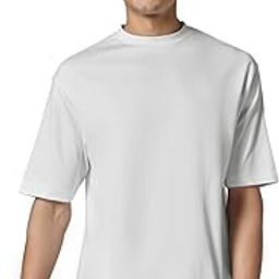 xyxx Drift Oversized Tshirt for Men | 100% Combed Cotton | Solid Roundneck Drop Shoulders Half-Sleeve T Shirt-picture-11