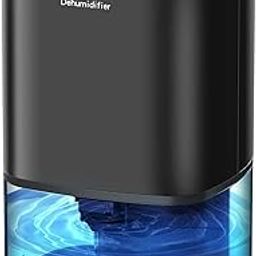 Dehumidifiers for Home 35oz Small Dehumidifier for Bedroom 2500 Cubic Feet(350sq ft) with 7 LED Lights-image-12