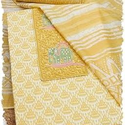 soch Womens Turquoise Blue Cotton Ethnic Motifs Unstitch Dress Material-picture-21