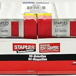 Staples 50/Pack 3.5 in. 1.44MB Multi-Colored Floppy Diskettes, PC/IBM Formatted-image-44