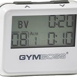 Interval Timer and Stopwatch - White/Gray Gloss-image-34