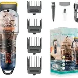 DRAKE V-689, Professional Cordless, LED Display, 3 Hours USB Charging, Hair Clipper/Trimmer, 180 min Runtime, 15 Length Settings (Multicolor)-32