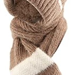 Womens Hoodie Scarf Trendy Lady Winter Hat for Autumn Winter Cycling Outdoor-image-51