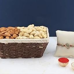 SFU E Com Dry Fruit Hamper For Rakshabandhan Gift | Dry Fruit And Rakhi For Brother | Dry Fruit Basket Hamper | 110-99
