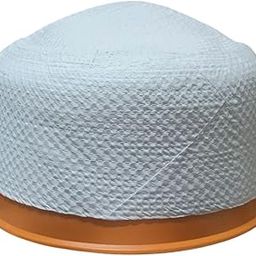 NAMAZ Cap ABC EMBOSE (White) | Size Extra Large (57)-image-45