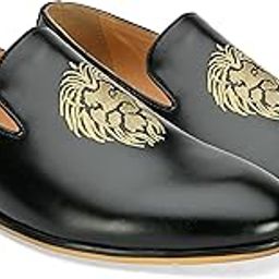 Men's Pointed Toe Black Loafer Lightweight Woven Moccasins Formal, Casual Driving Shoes for Men/Synthetic Leather/Cushioned Footbed Designed for All Seasons - Black-image-2